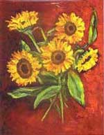 Sunset Sunflowers