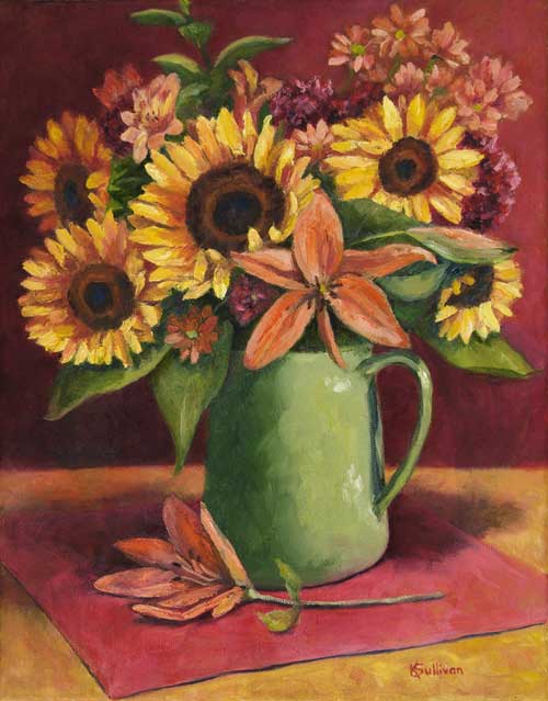 Bouquet with Daylilies