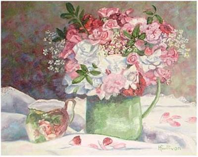 Vase of Roses